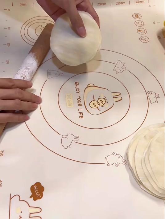 「袁记云饺同款」新鲜饺子皮手工包子皮蒸煎饺皮港式面皮水饺皮 净重2斤饺子皮(8cm)