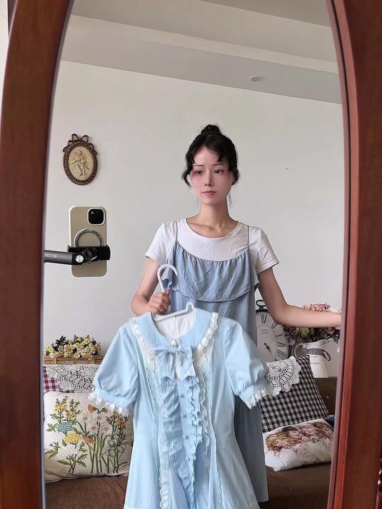 女生一裙多穿,从日常甜裙到华丽大蛋糕,好像童话故事里的公主