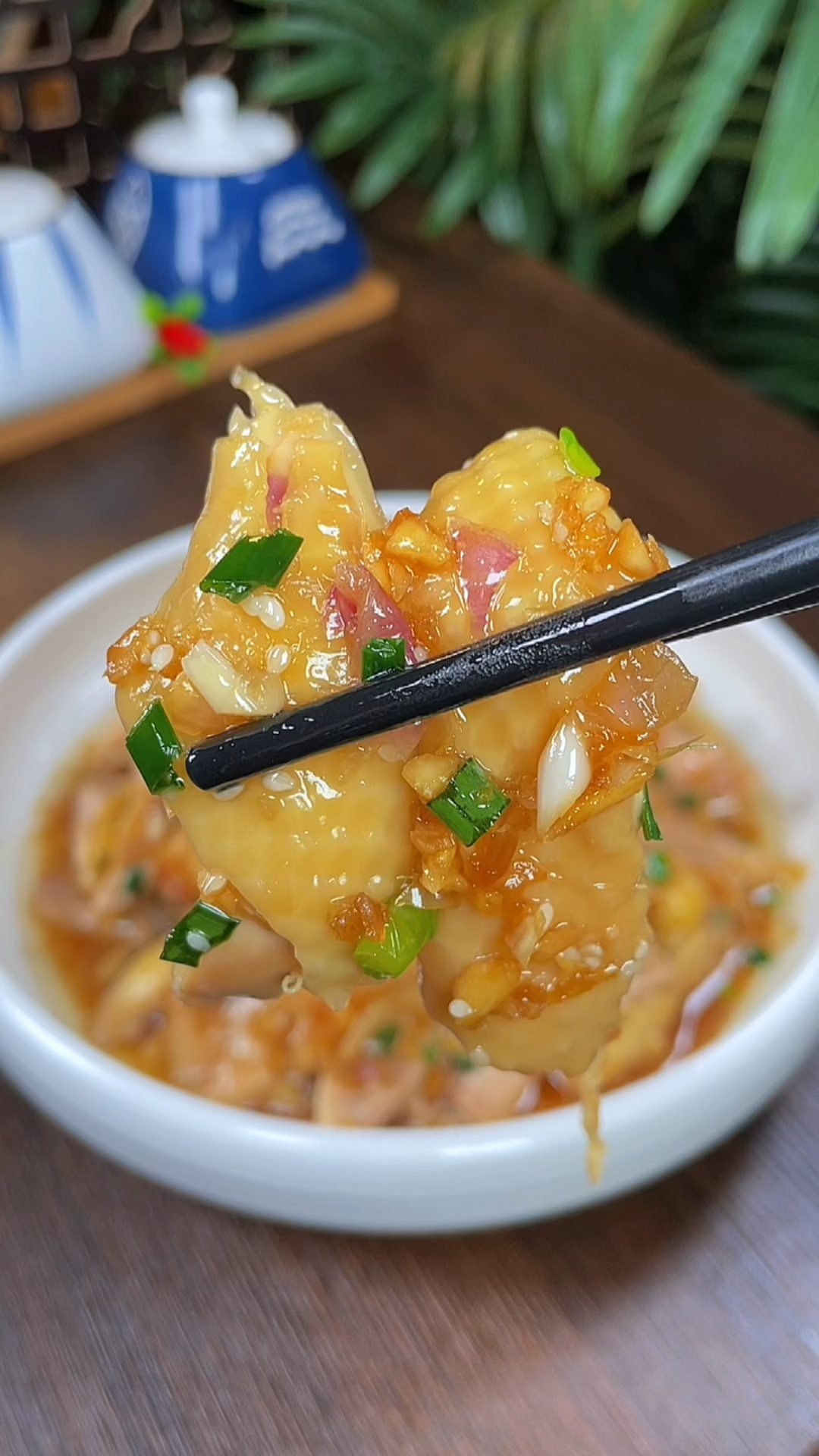 葱姜捞鸡,经典粤菜#美食教程#手撕鸡