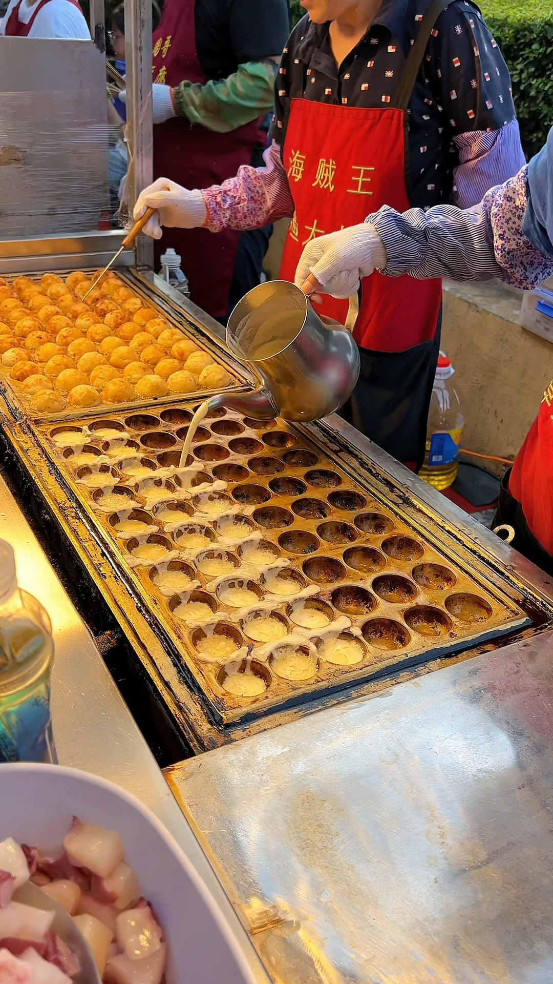 沉浸式感受一下章鱼大丸子