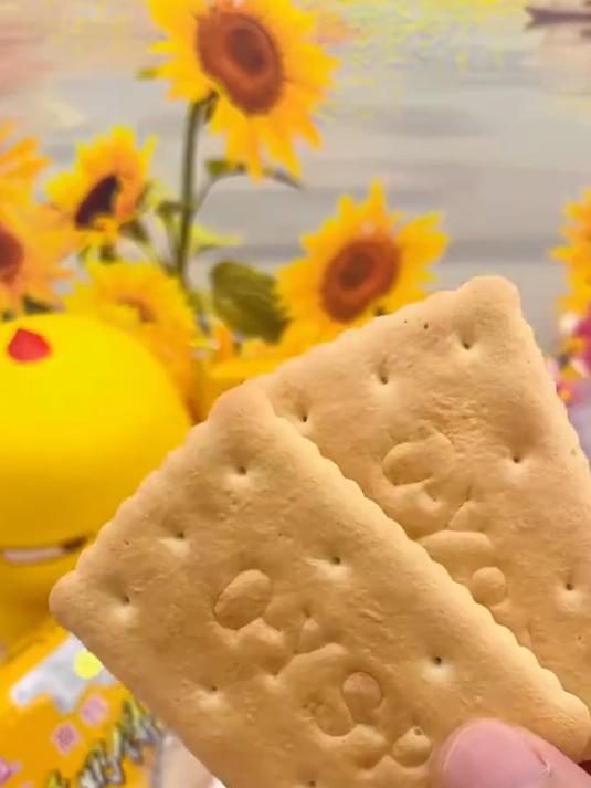 山东人从小吃到大的钙奶饼干,泡牛奶或蘸水巨好吃