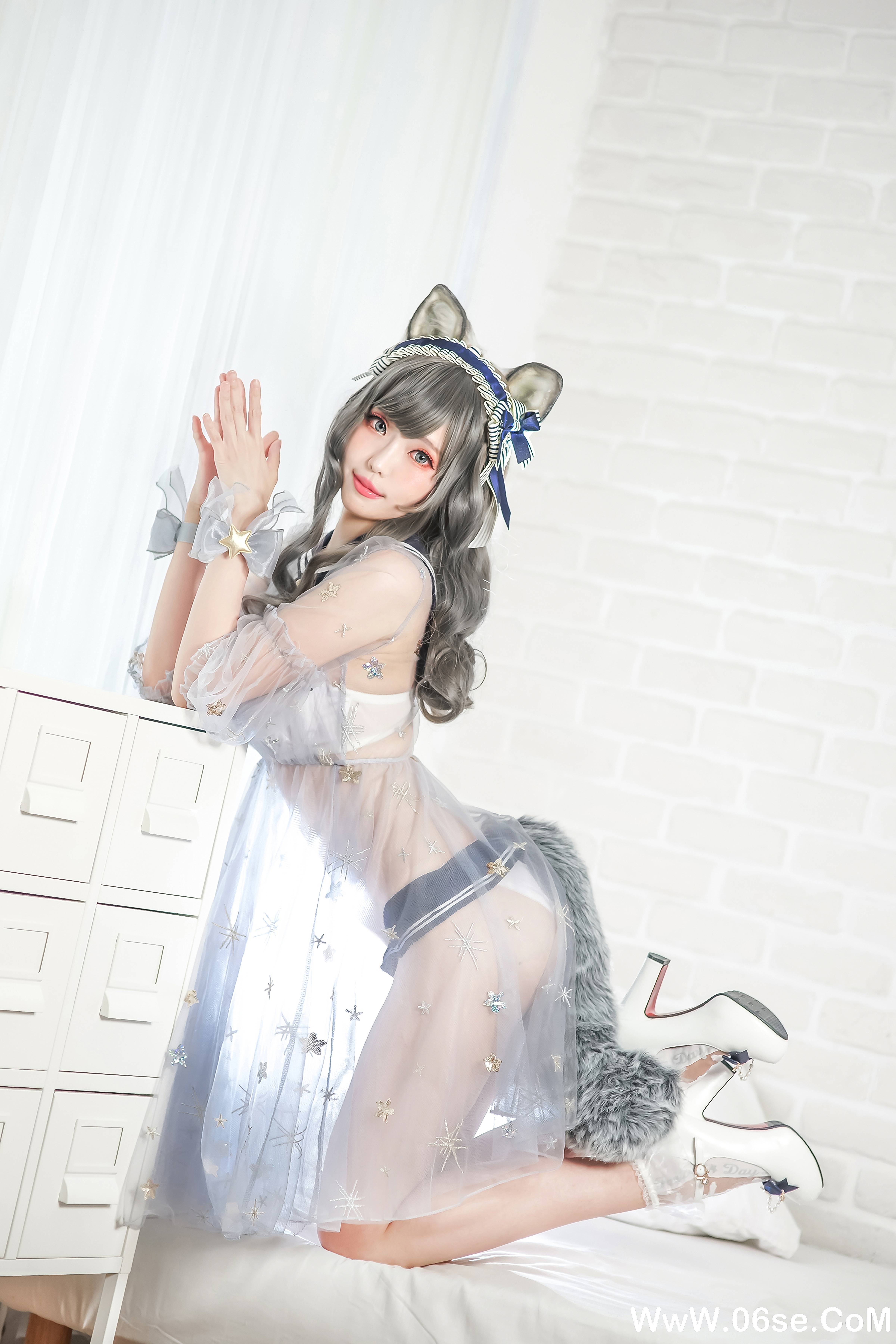 图片[13]-Ely_eee(ElyEE子) NO.036 — 灰太狼-透明睡裙[21P99M]-六色网
