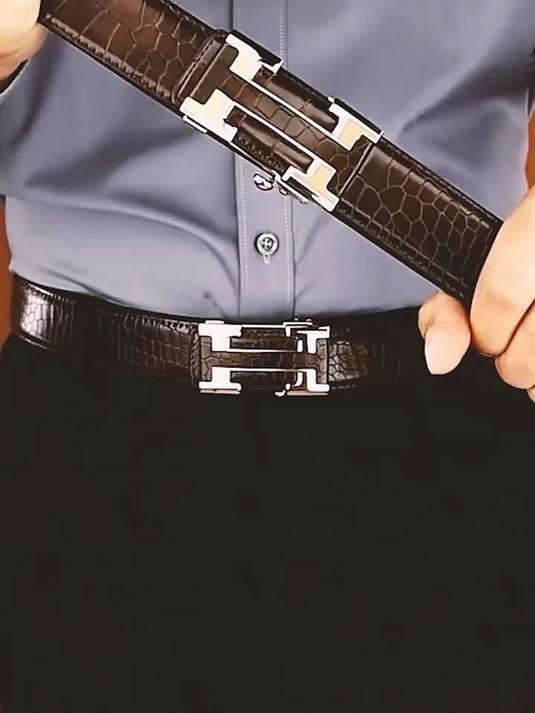 别让劣质腰带毁了你的穿搭!试试这款鳄鱼纹皮带,高端彰显品味!
