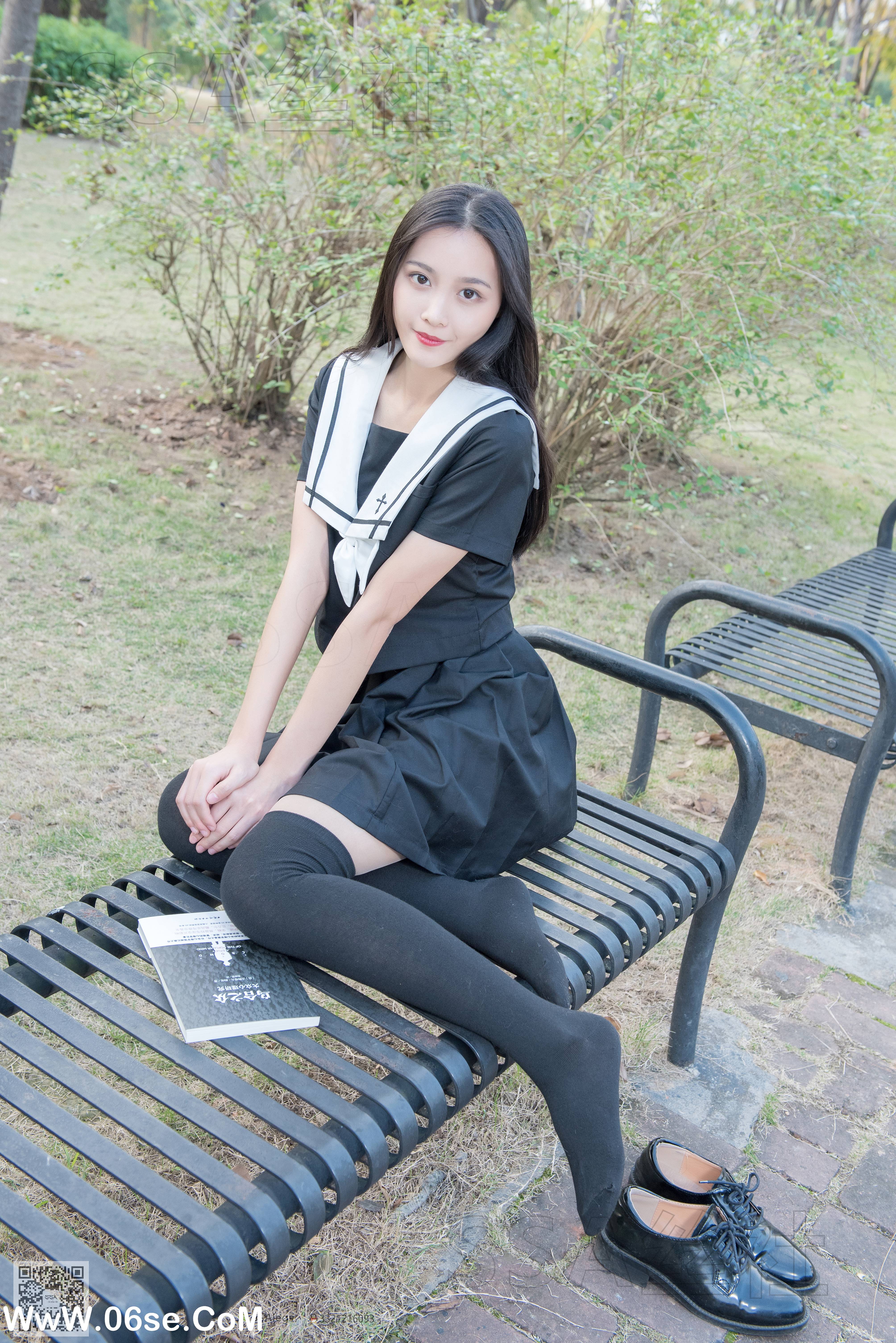 图片[65]-[SSA丝社] NO.060 君君 JK制服游公园[111P2.00G]-六色网