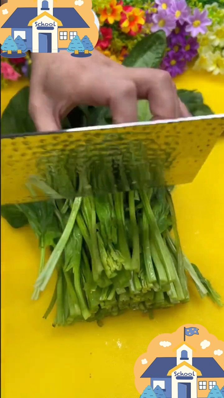 家庭版的素炒大菠菜