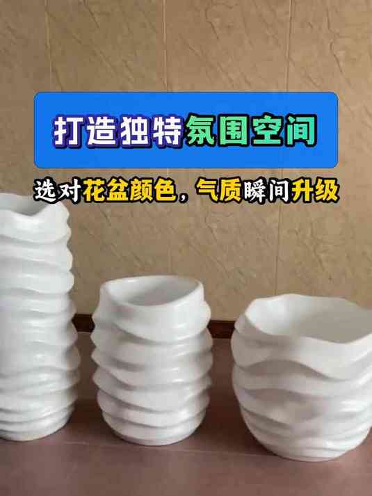 打造独特氛围空间,选对花盆颜色,气质瞬间升级