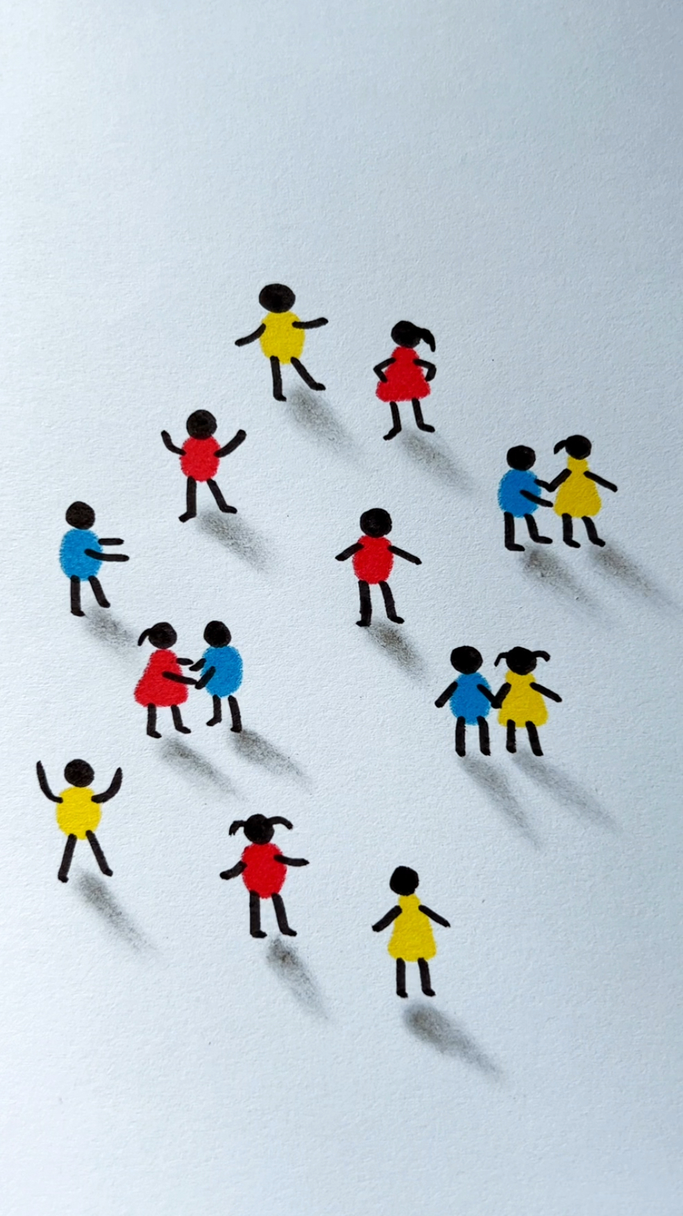 立体小人这样画,学不会你打我