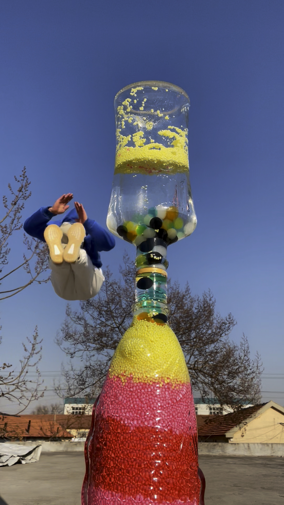 梦幻彩虹鱼倒流沙漏