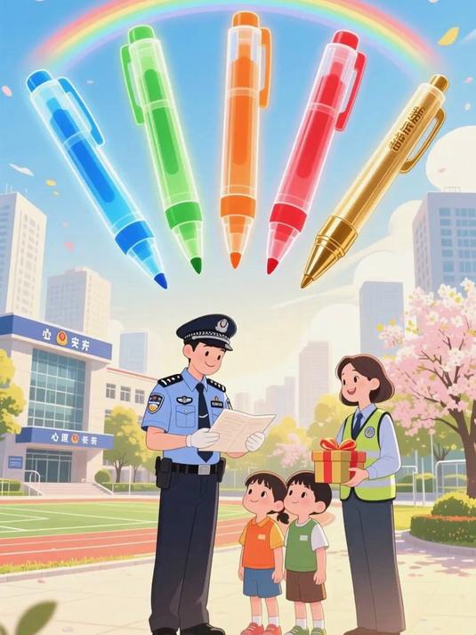 渭南杏林派出所“五支彩笔”绘出护苗同心圆
