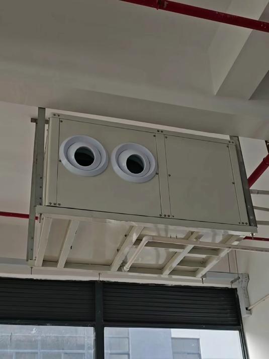 正帝蒸发冷工业省电空调，吊顶式射流款，安装视频细节分享！