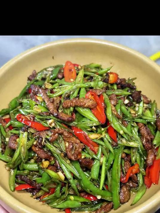 谁吃谁迷糊的四季豆炒肉丝,快去试试吧#家常菜#四季豆炒肉丝#下饭菜