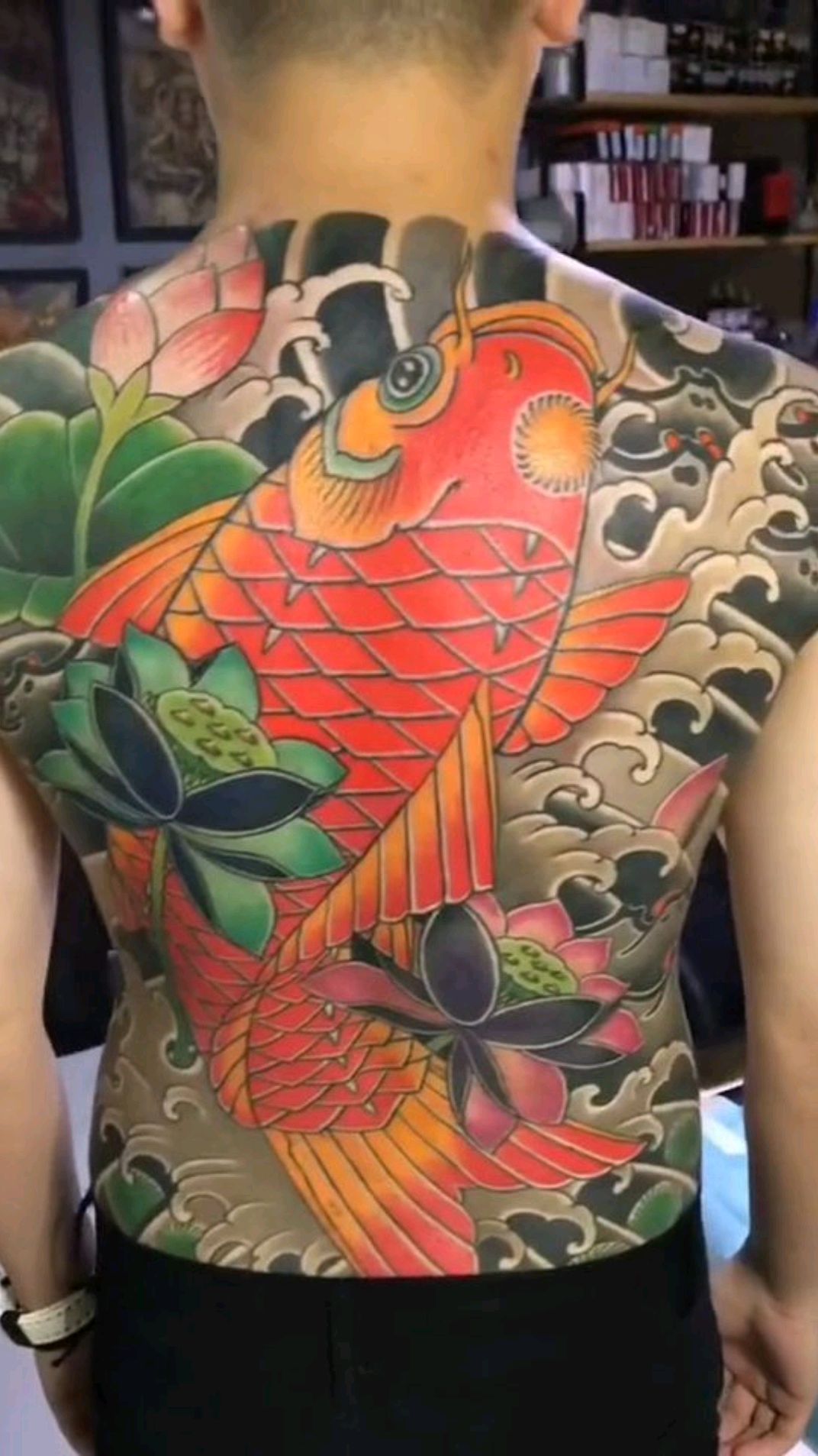 彩色大鲤鱼