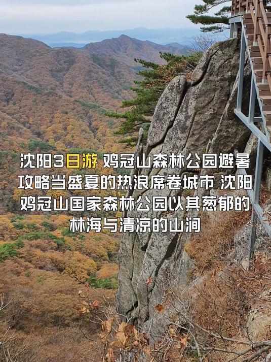 沈阳旅游,鸡冠山森林公园避暑攻略