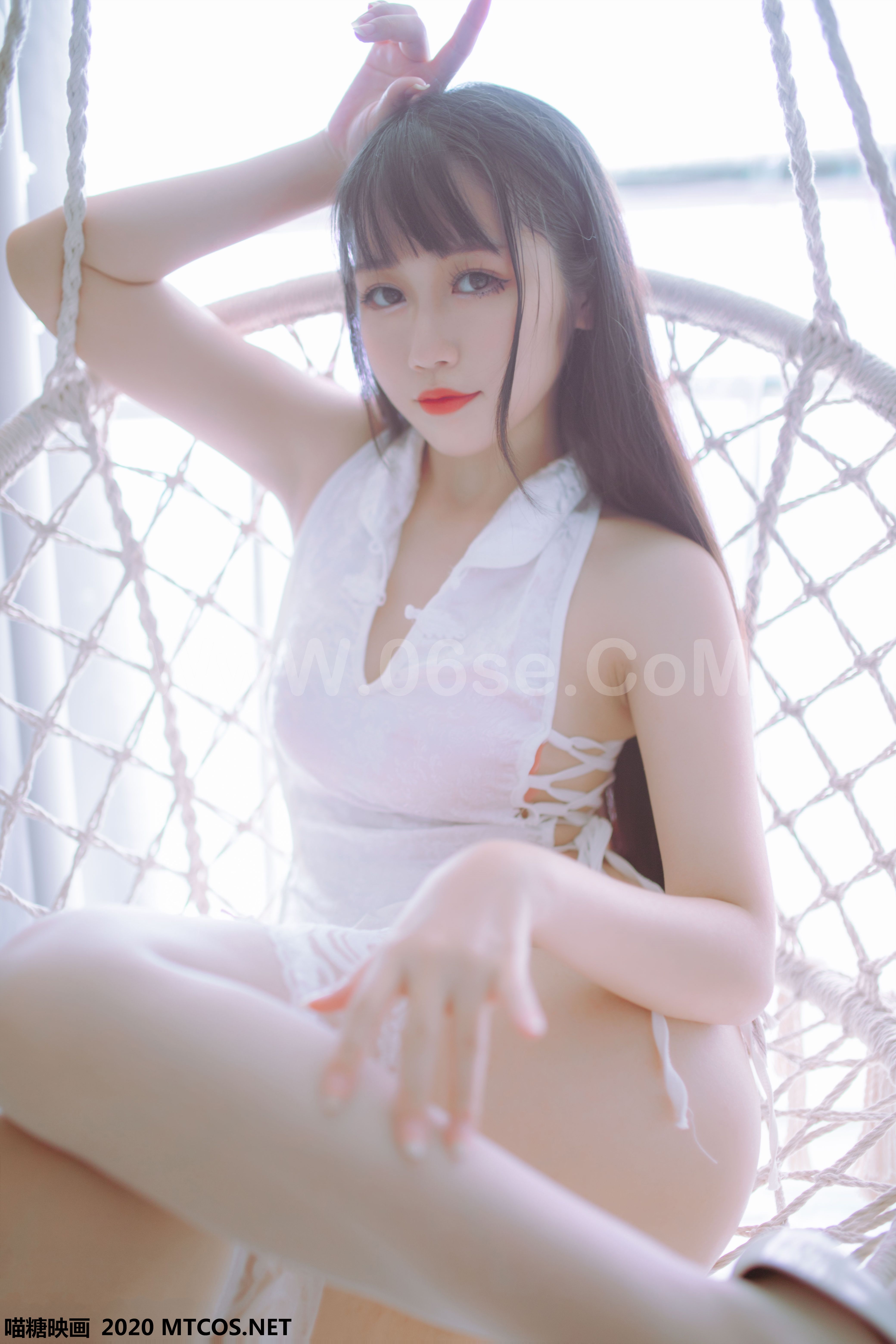 图片[34]-[MTCos] 喵糖映画 Vol.114 抖娘-利世&抖娘X不呆猫 黑白旗袍双子-六色网