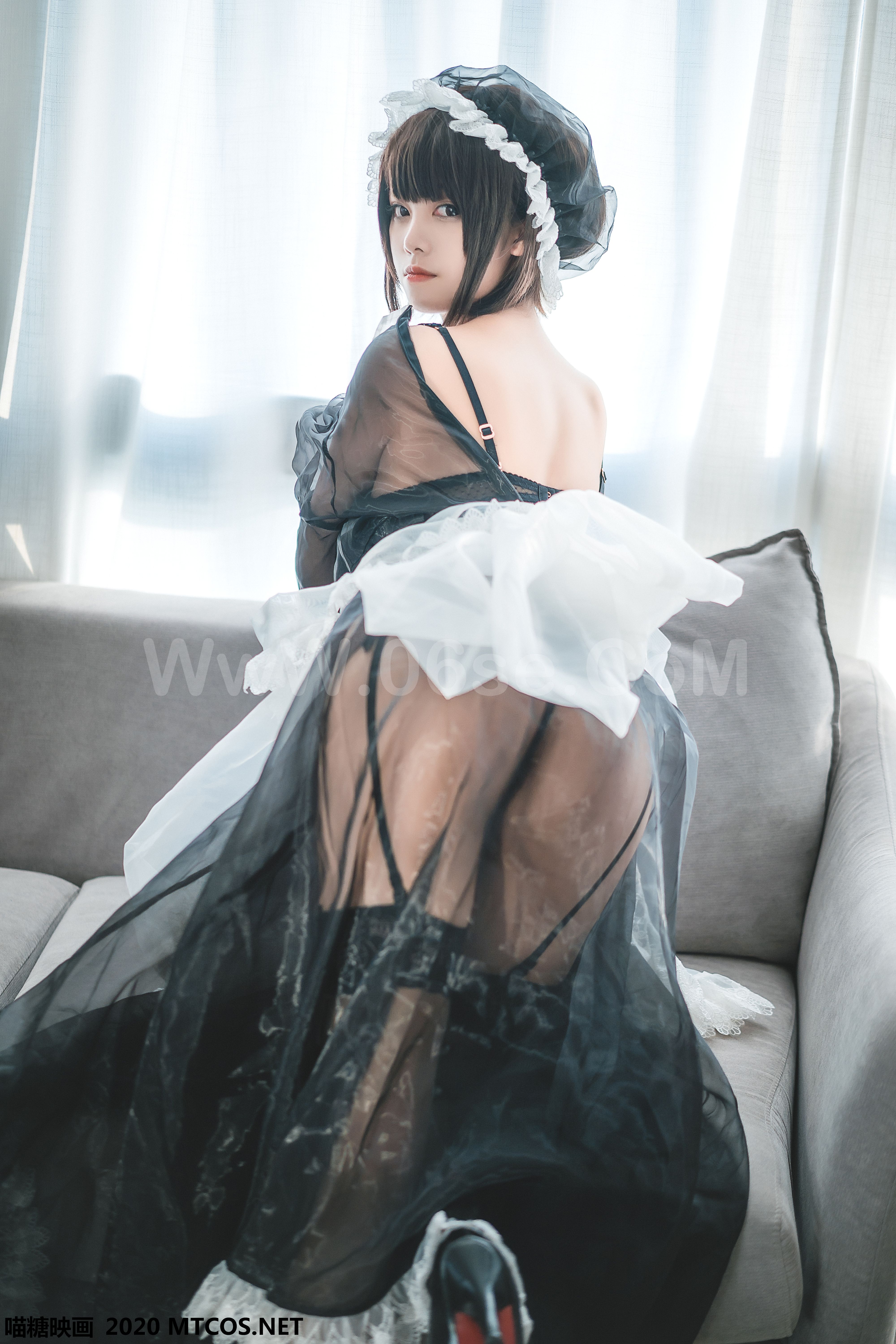 图片[28]-[MTCos] 喵糖映画 Vol.108 蜜汁猫裘 女仆长裙-六色网