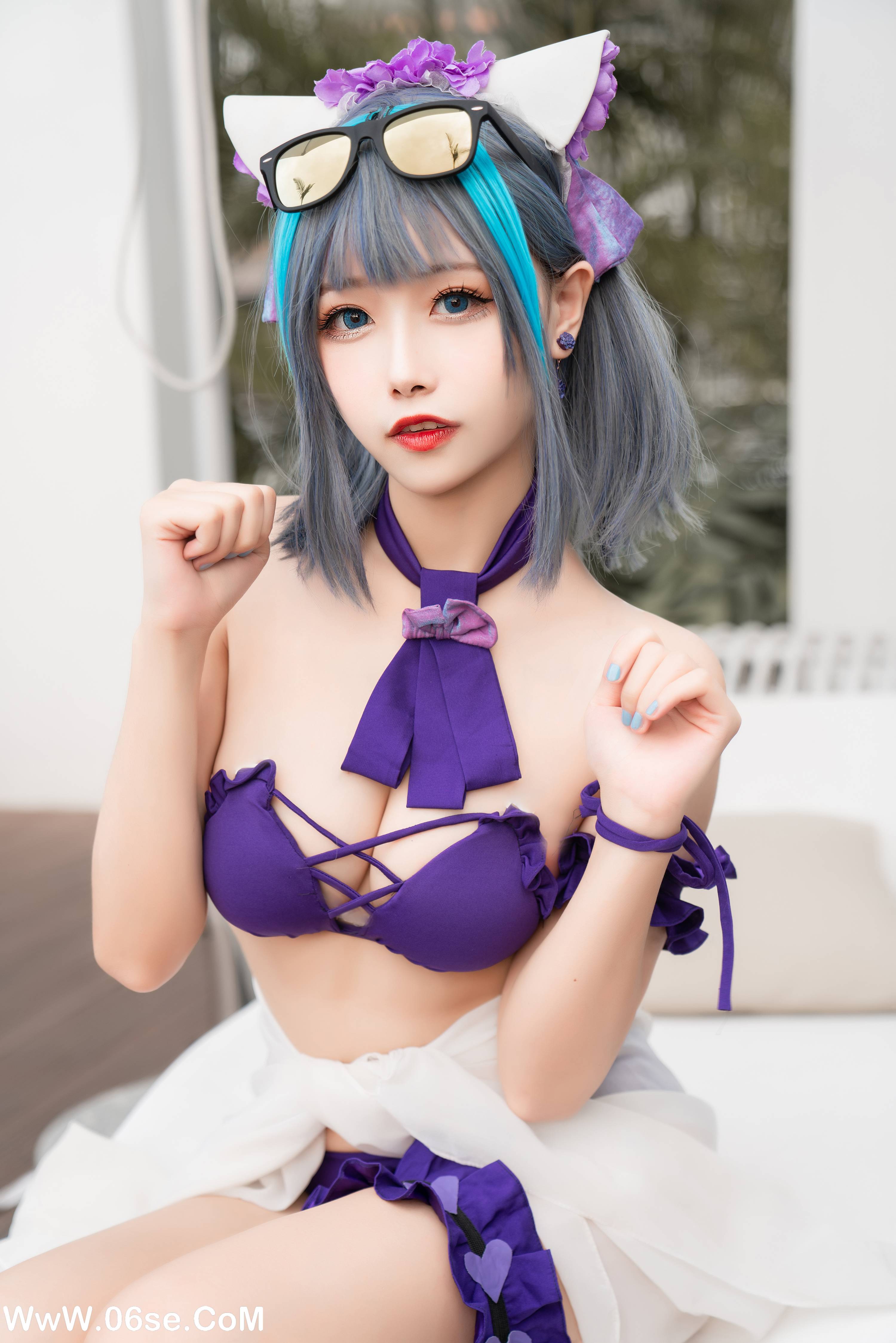 图片[11]-Momoko葵葵 NO.018 – 柴郡水着[40P+1V313M]-六色网