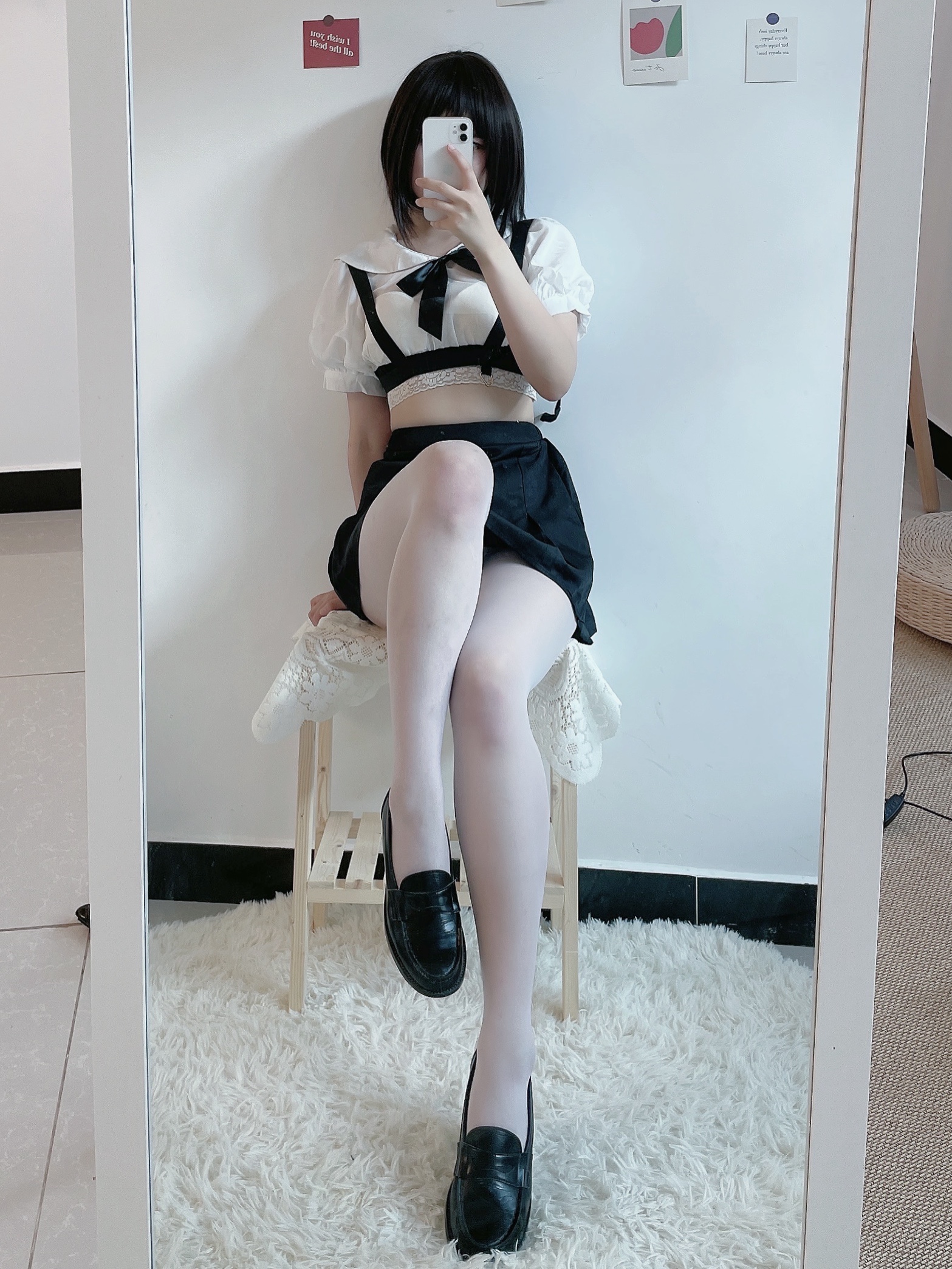 图片[11]-田璐璐 NO.003 — 白丝短裙[100P+3V190M]-六色网