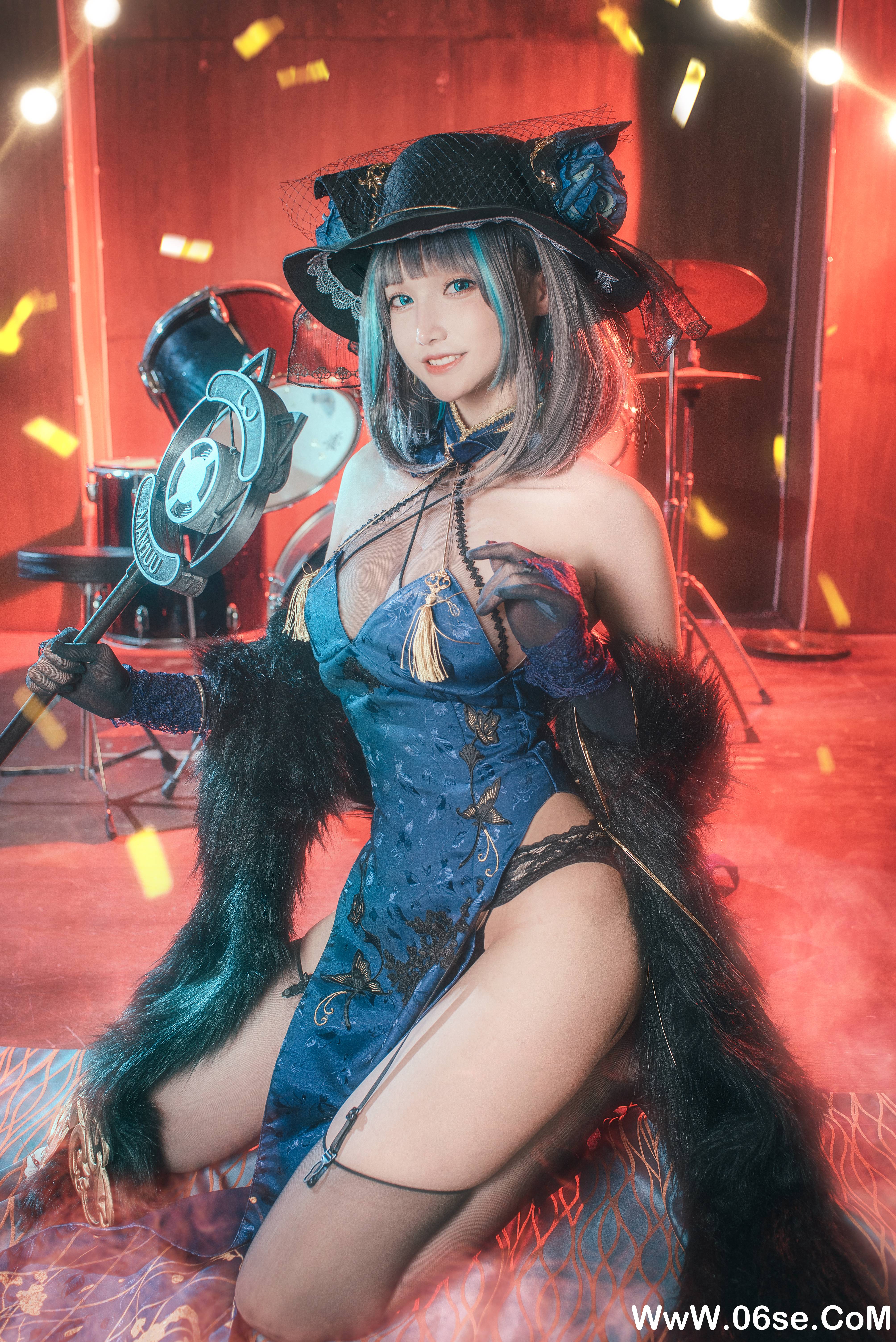图片[21]-仙九Airi NO.017 — 柴郡旗袍 [22P369M]-六色网