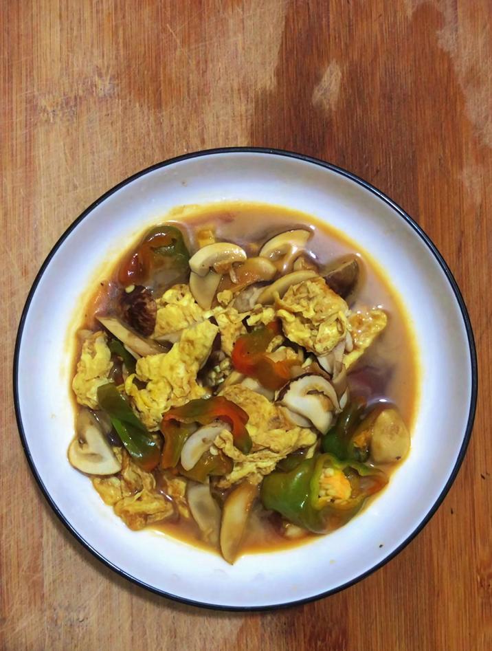 松茸炒鸡蛋的做法,像我这样做,营养好吃