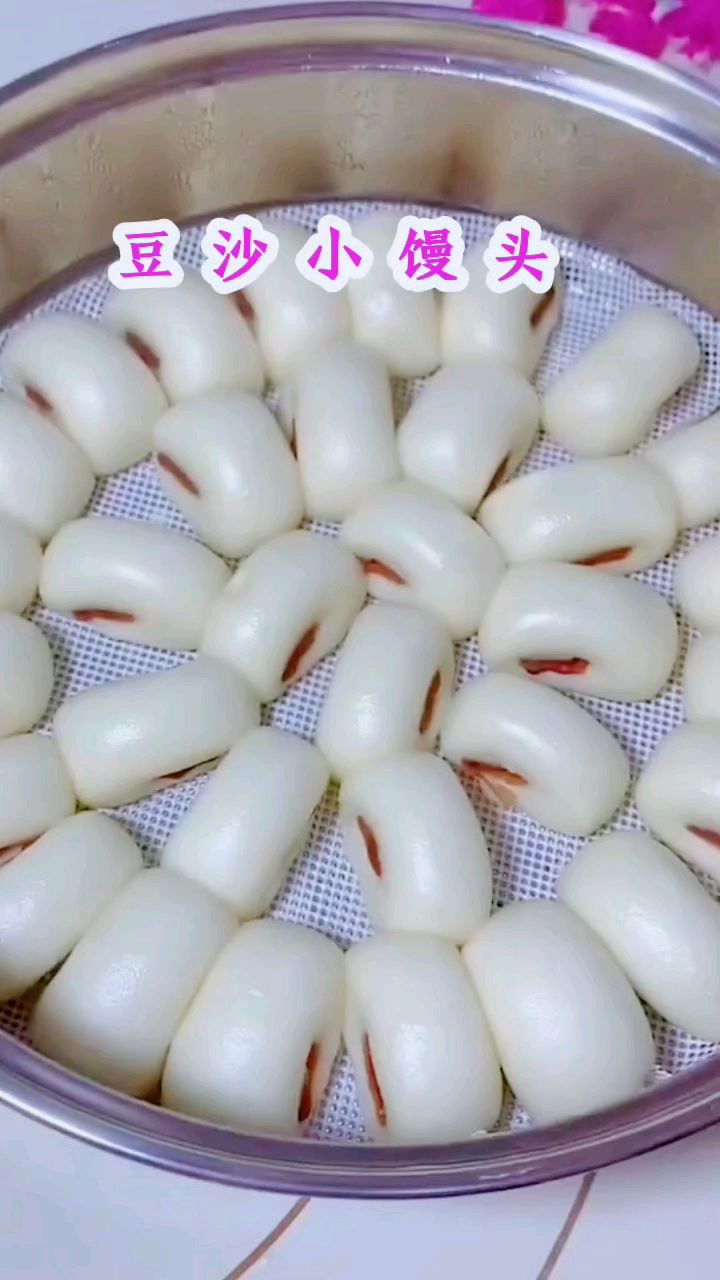 豆沙小馒头 乡味家常美食