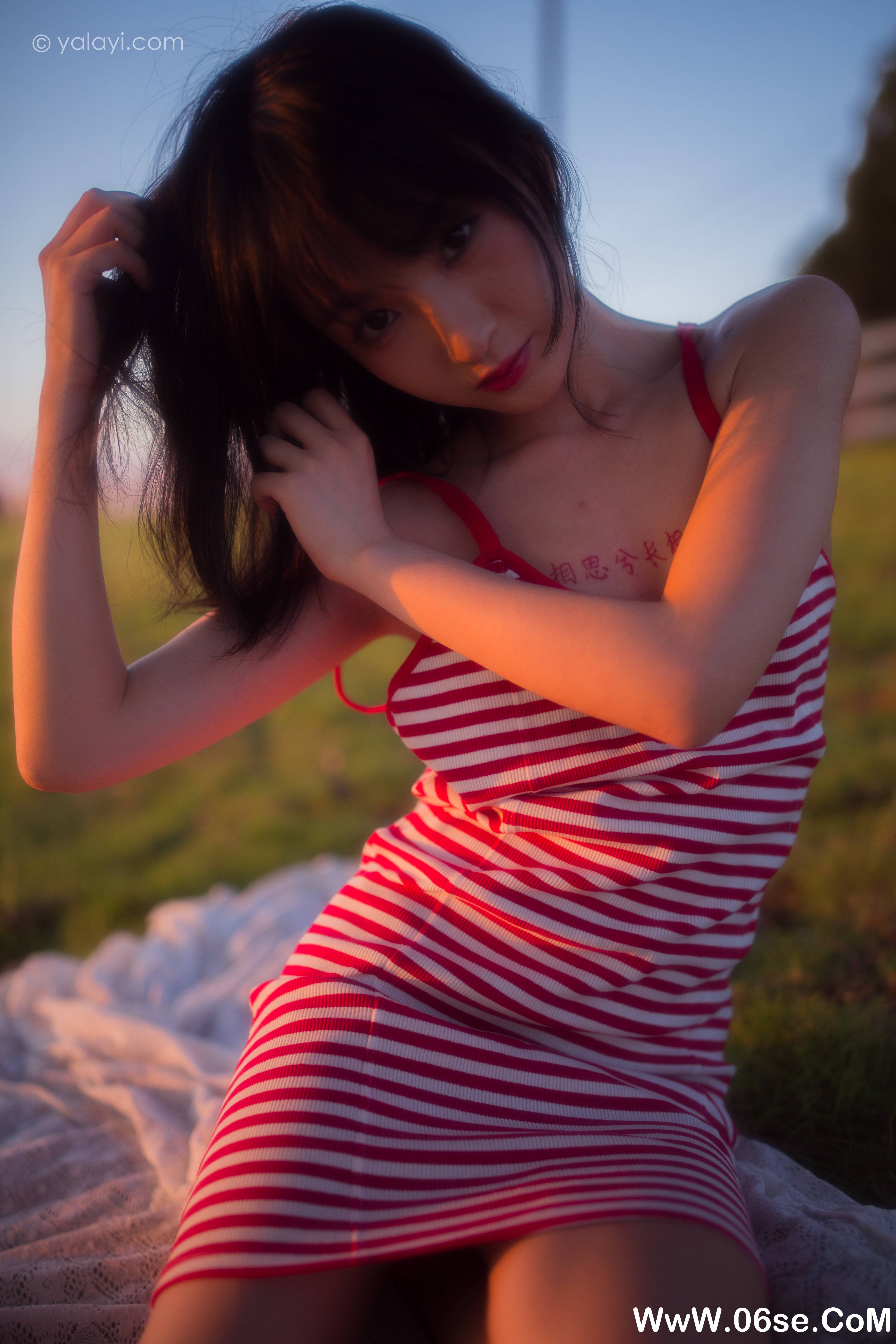 图片[22]-[YALAYI雅拉伊] 2020.08.17 NO.670 落落《红了》[50P+1P378M]-六色网