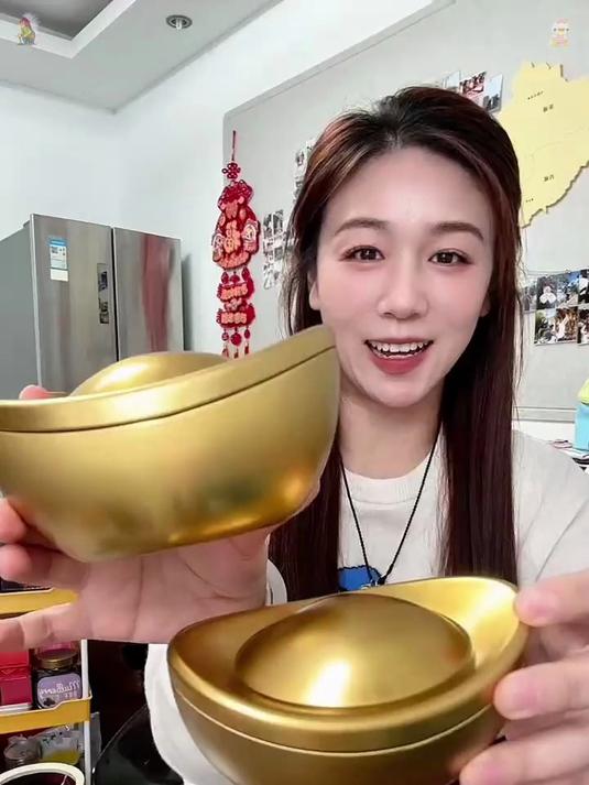 黑巧元宝铁盒巧克力,铁盒实用又美观,香甜巧味快拥有