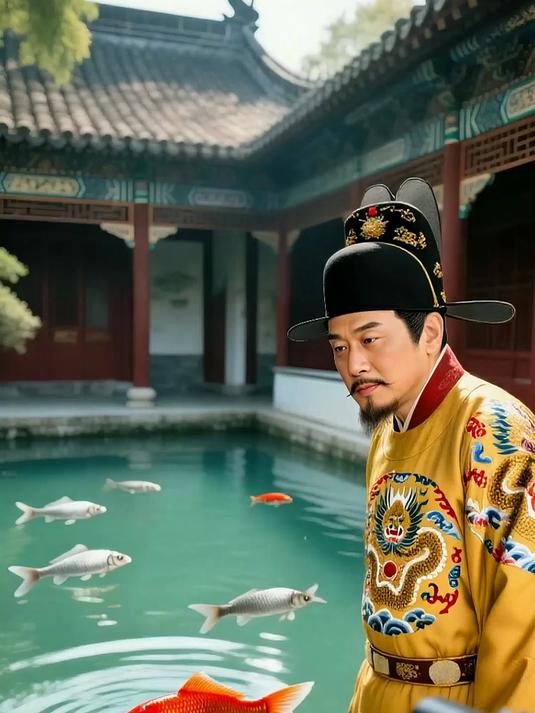 金鱼是人类培育的观赏鱼品种繁多