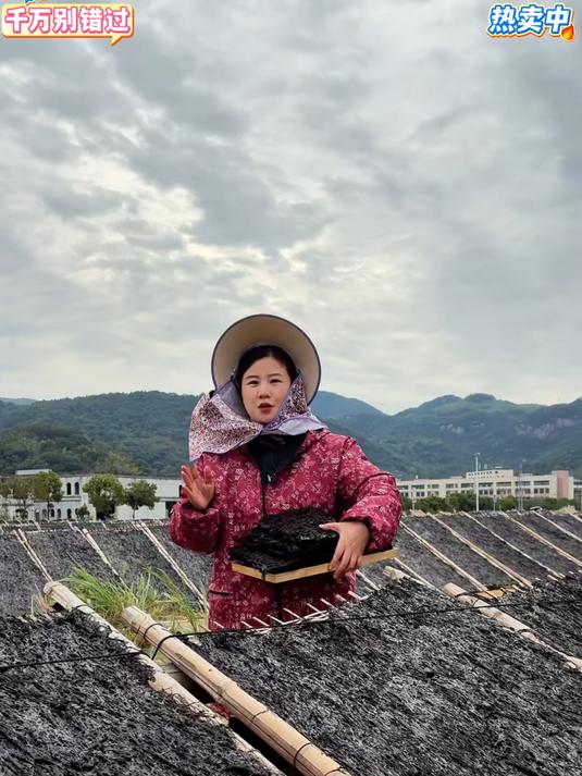 欢迎来到我的家乡中国紫菜之乡福建霞浦霞浦的头水紫菜