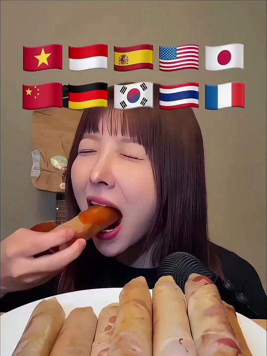 测评脆皮烤肠的各国蘸酱吃法#美食测评##美食分享##美食测评# #脆皮烤肠#
