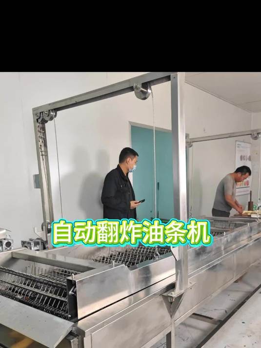 自动翻面翻炸油条机