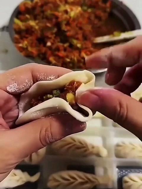 麦穗饺子的做法