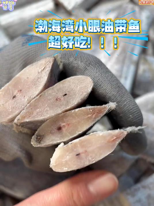 淡晒小眼带鱼干鲜醇不腥,肉质肥厚,家常焖煎下饭超合适#小眼带鱼##百家号618现金奖励带货
