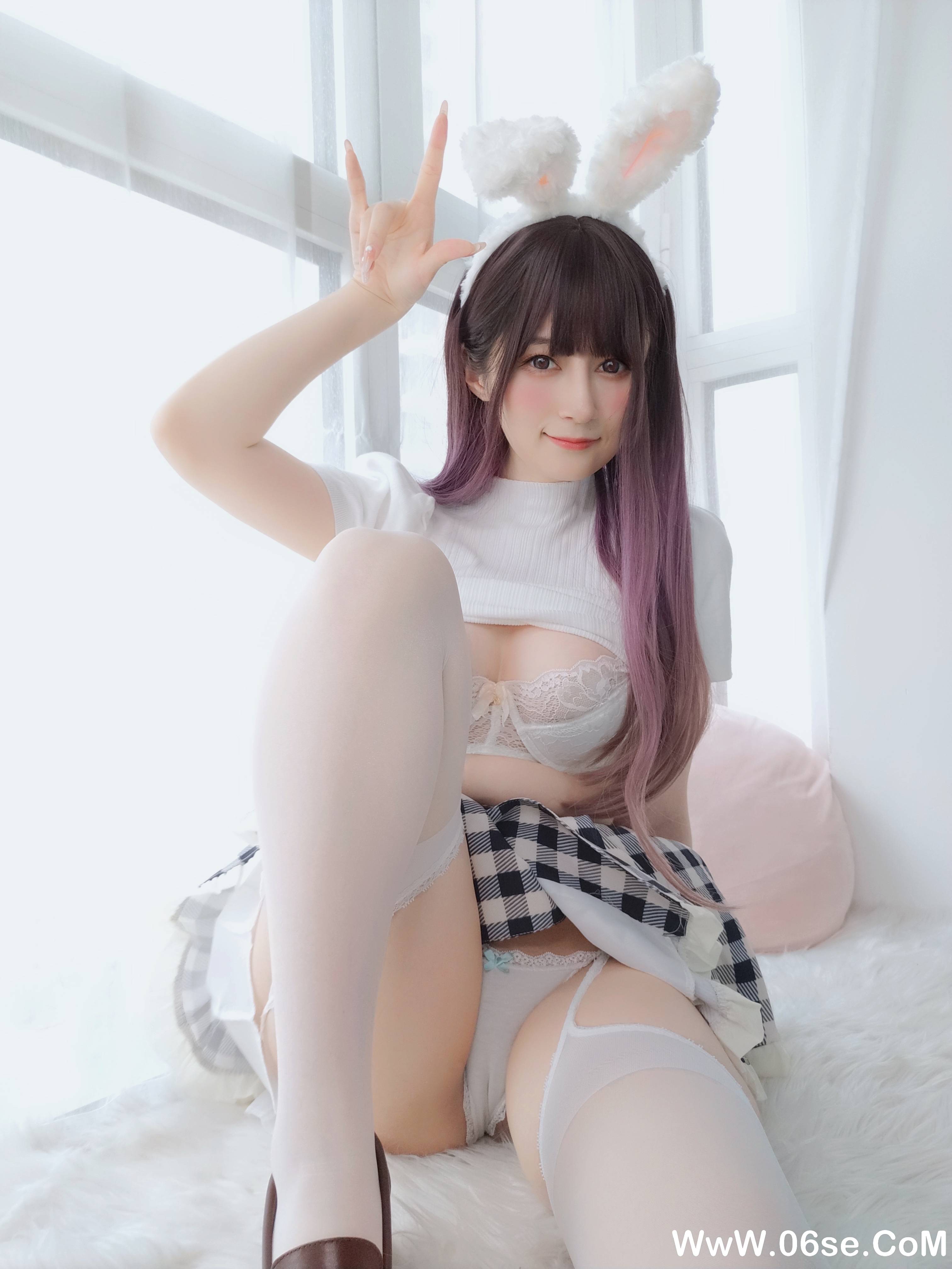 图片[151]-Coser小姐姐白银 NO.152 — 白丝兔女郎[168P+7V1.19G]-六色网