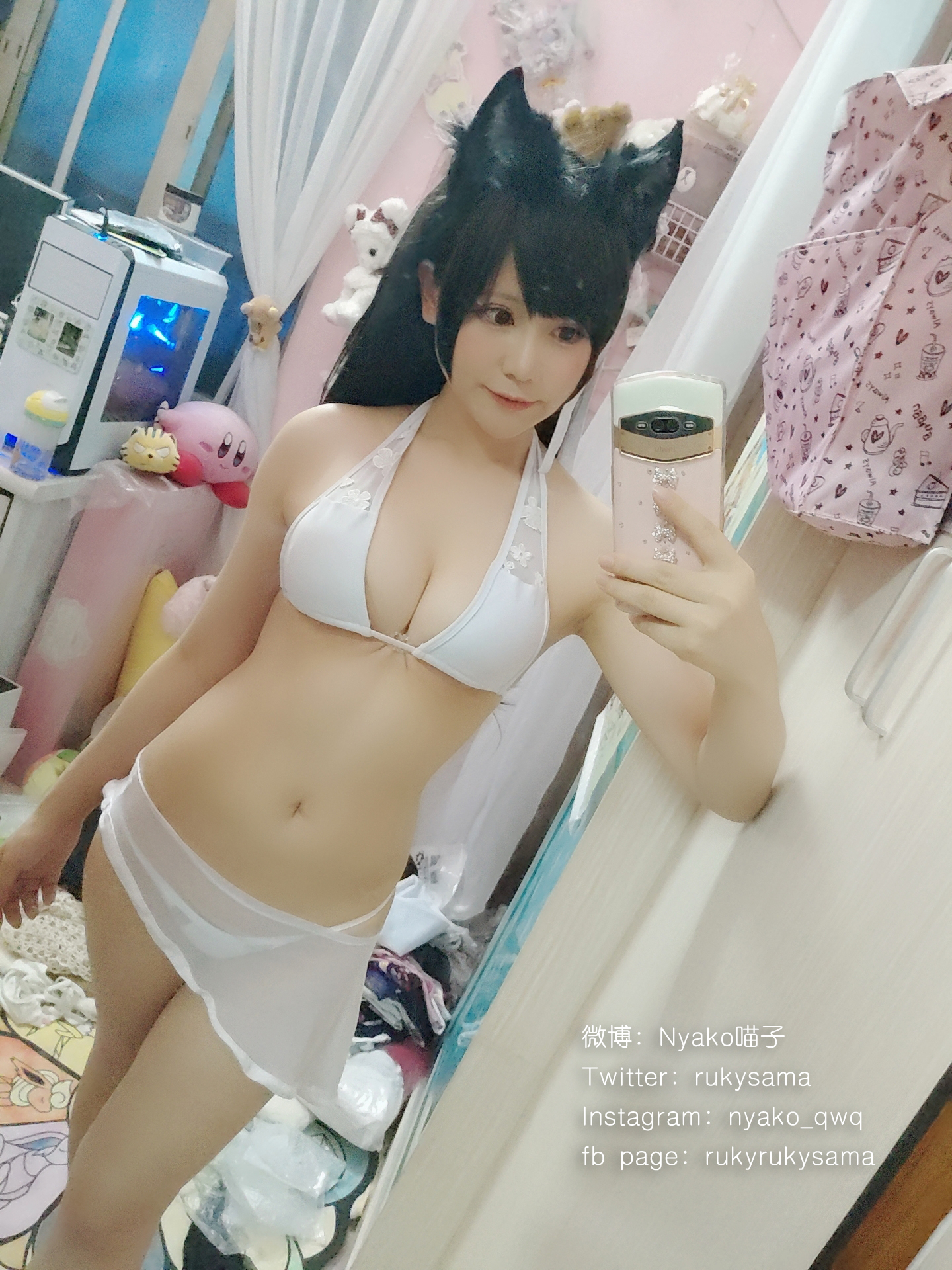图片[189]-Nyako喵子 NO.014 – 自撮り②[197P+7V724M]-六色网