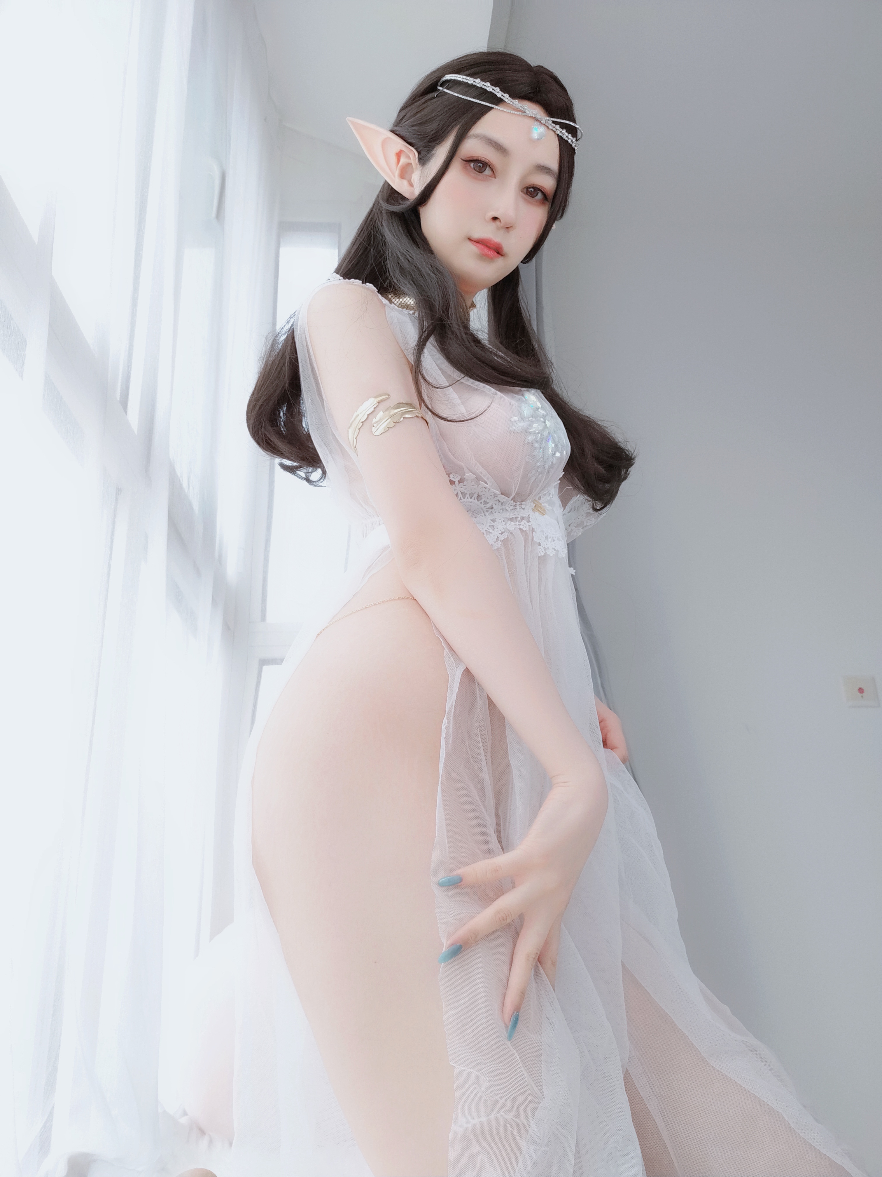 图片[16]-Coser小姐姐白银 NO.038 – 精灵宝石内衣 [70P164M]-六色网
