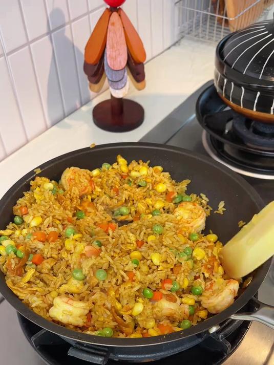 家里有剩米饭，你就像我这样做，干香入味