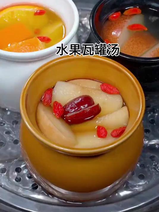 老人小孩咳咳咳的就煮这种水果汤