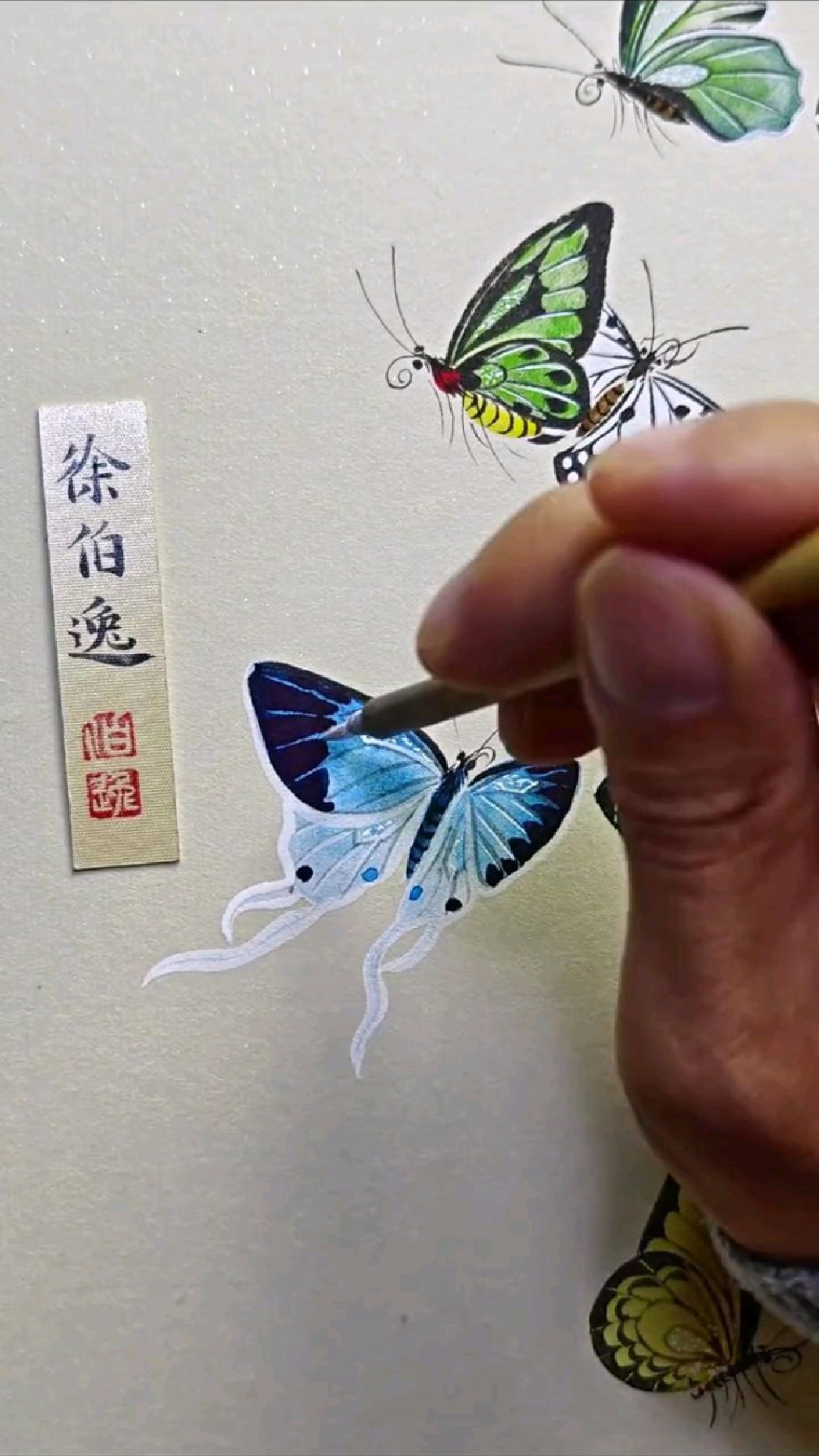 画一只漂亮的小蝴蝶