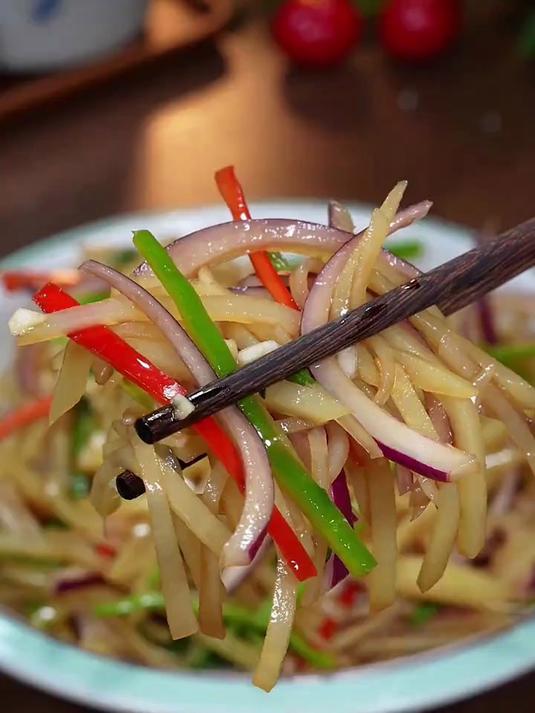 凉拌土豆丝太好吃了