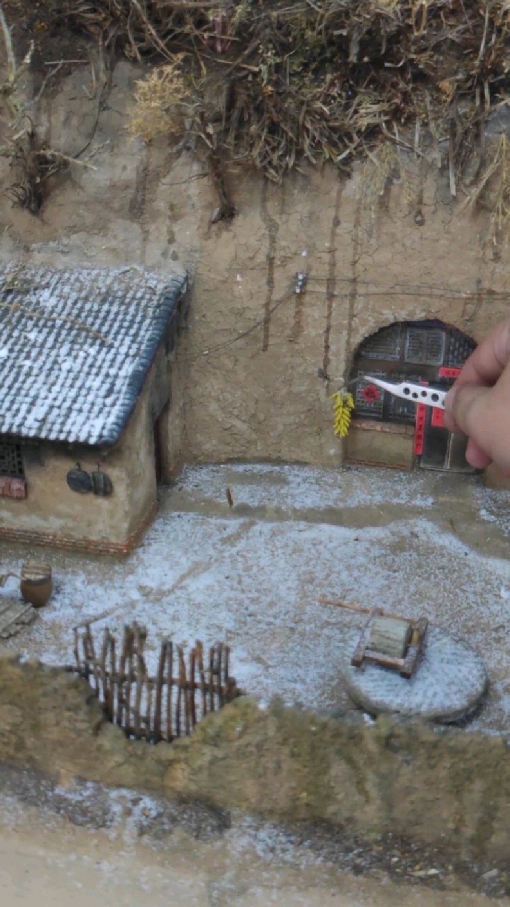 窑洞微缩复原模型