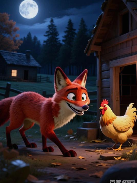狐狸偷鸡:农舍旁的“狡黠盗贼”