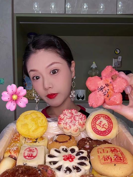 老式糕点宝圆斋测评红果酥虎头椒盐饼枣花酥五仁酥饼