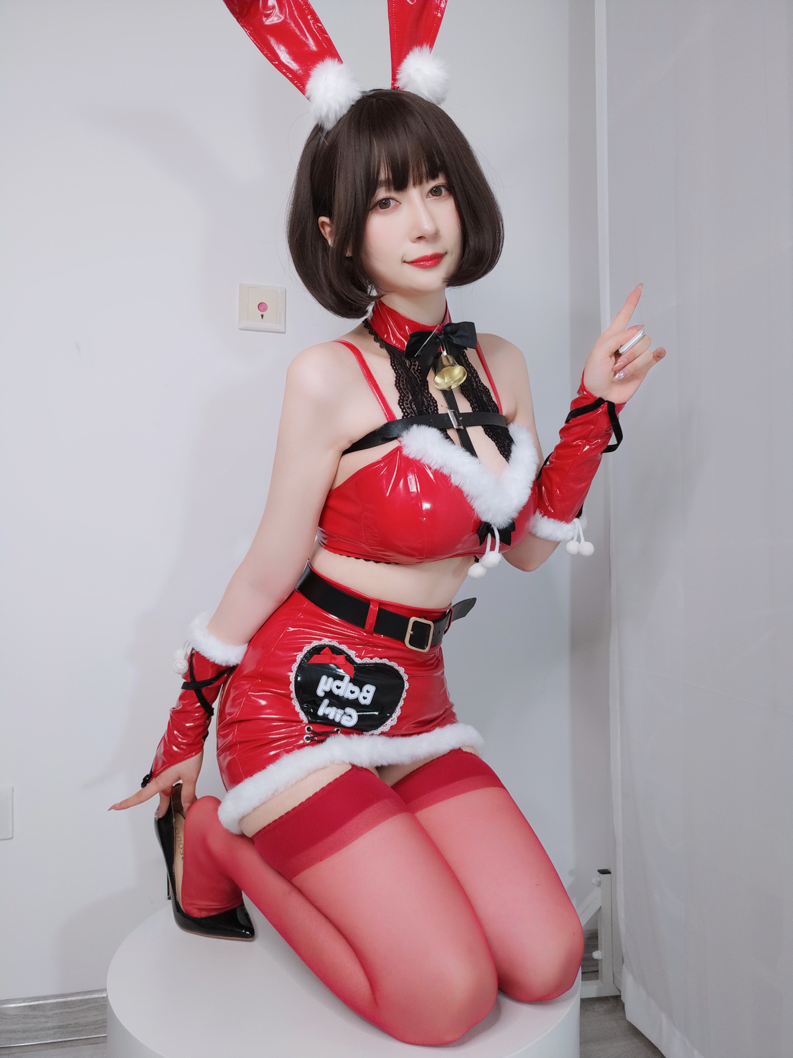 图片[34]-Coser小姐姐白银 NO.160 — Christmas Bunny [50P138M]-六色网