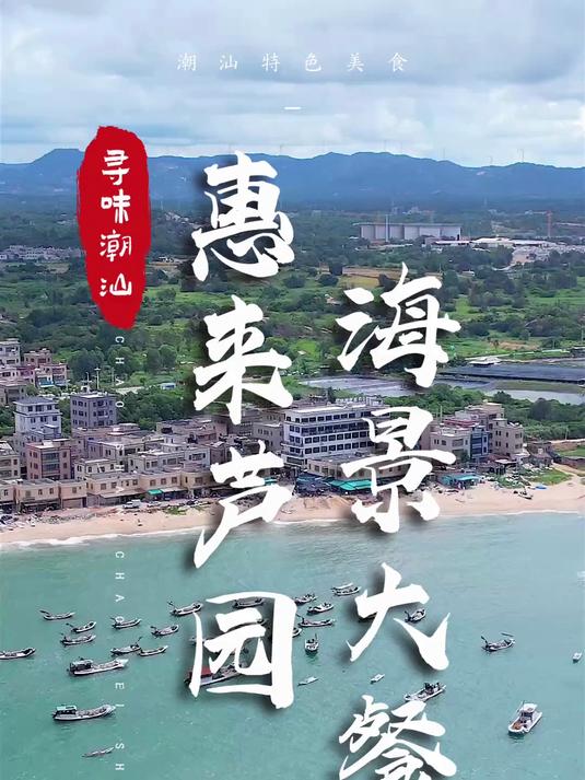 惠来芦园村是有名的渔村,这里的浅海鱼真是难得的鲜美