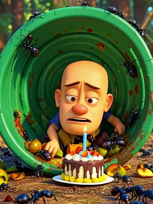 光头强的生日蛋糕