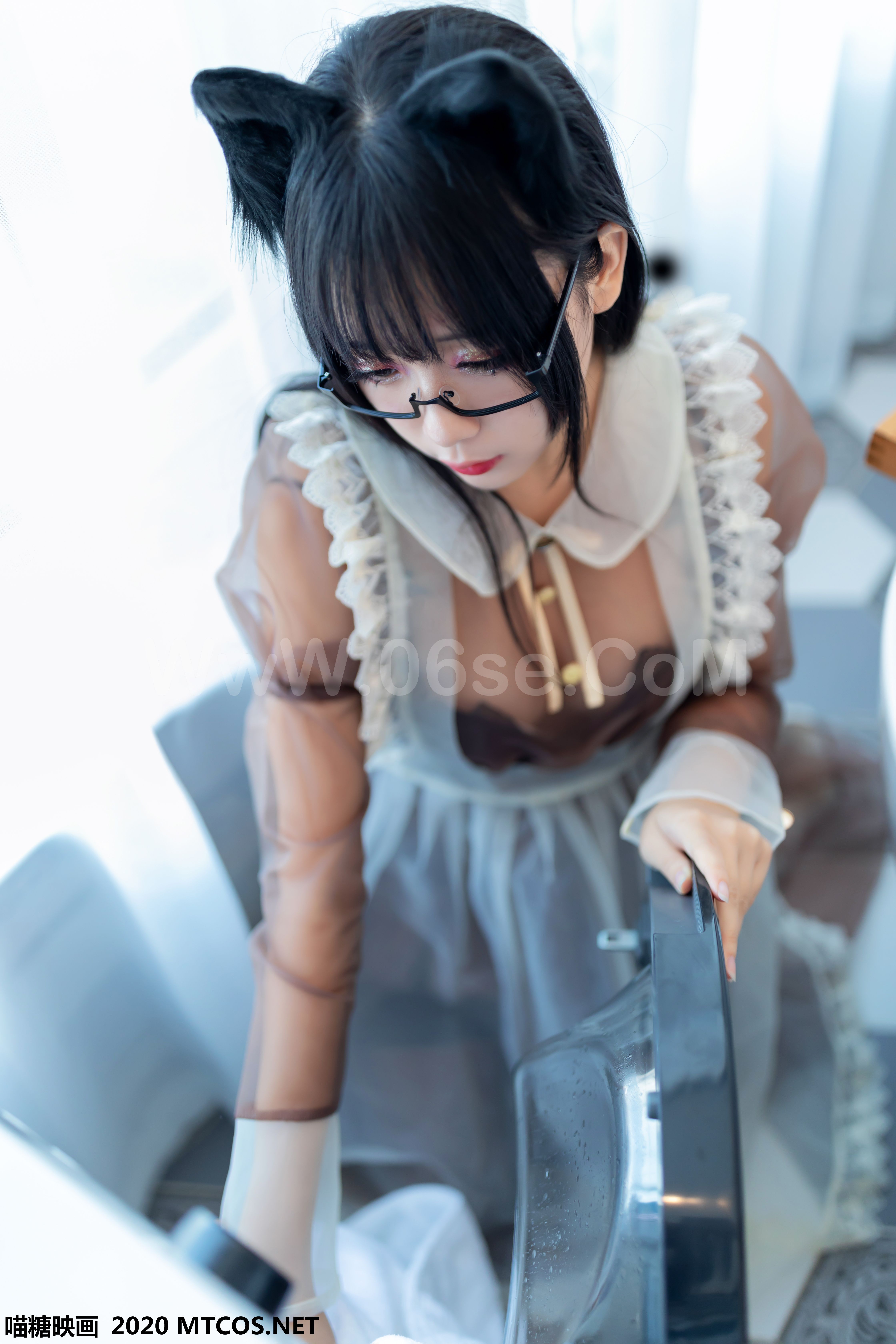 图片[40]-[MTCos] 喵糖映画 Vol.125 棕色透明女佣-六色网