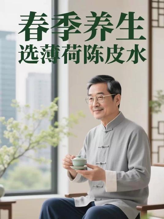 春季养生重疏泄,薄荷陈皮煮水饮