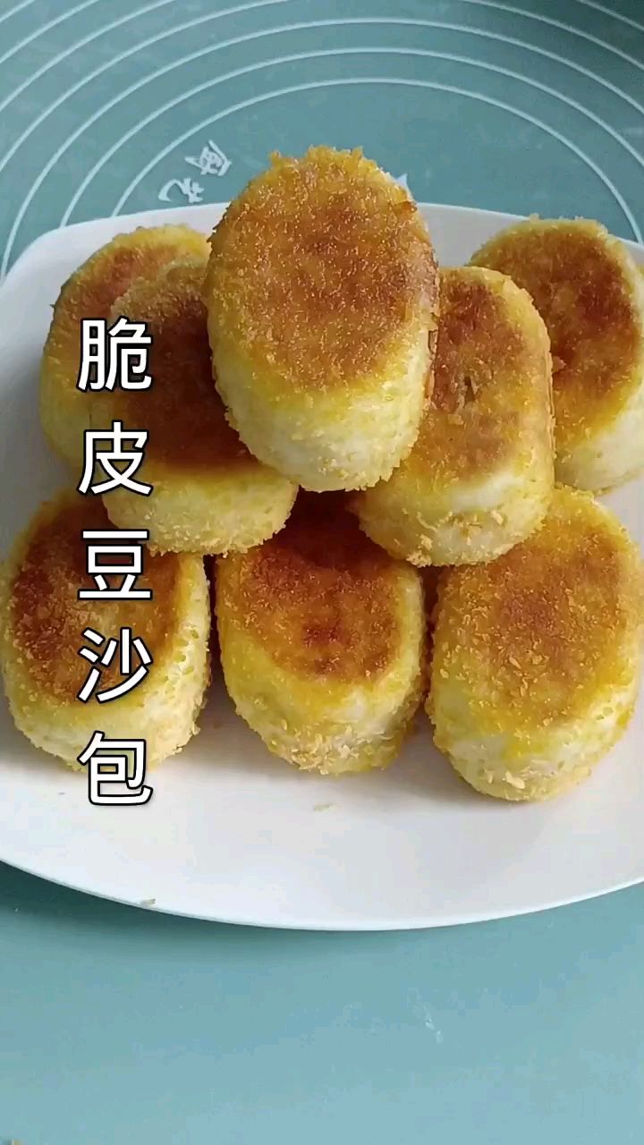脆皮豆沙包,美食分享