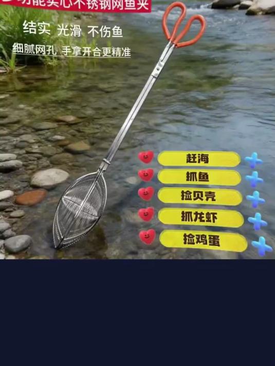 厨房杀鱼神器,不锈钢夹鱼器超省心