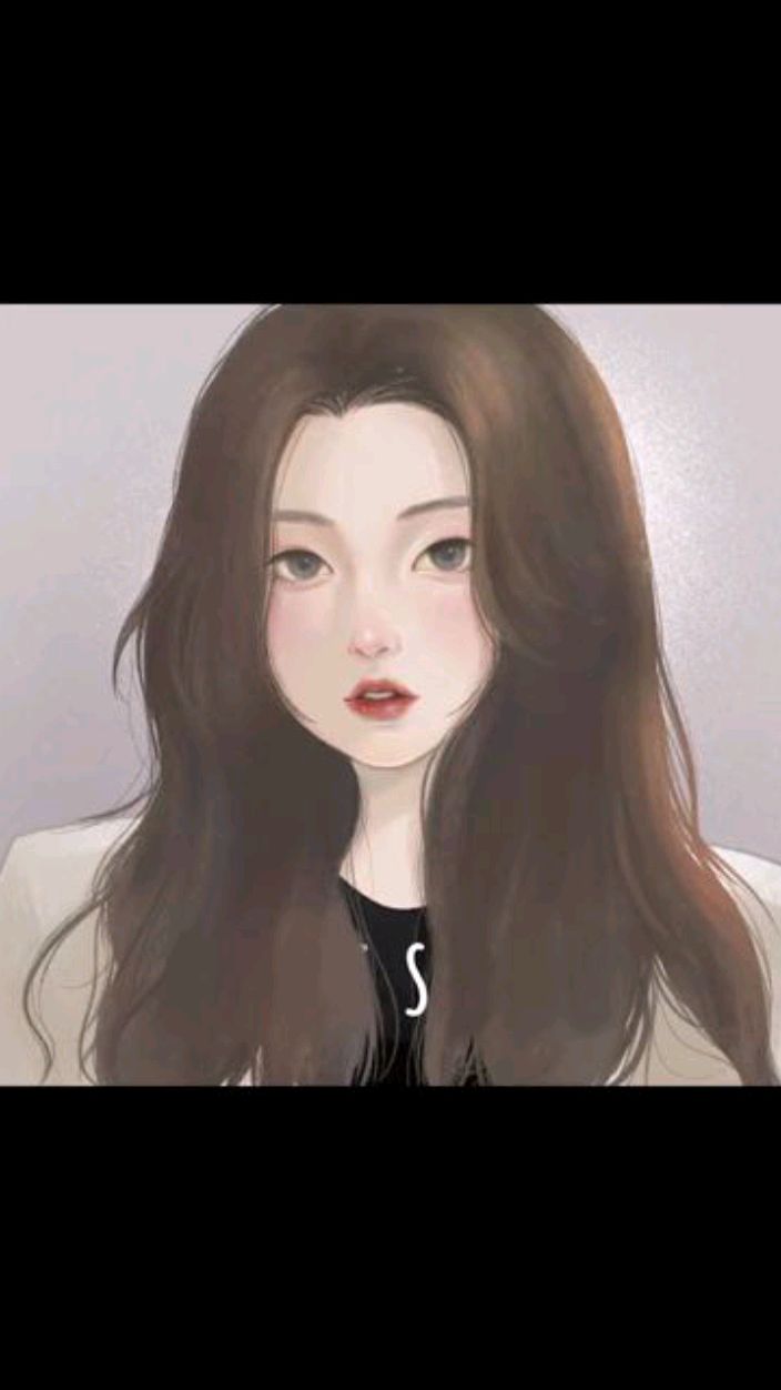 真人手绘动漫女生气质头像